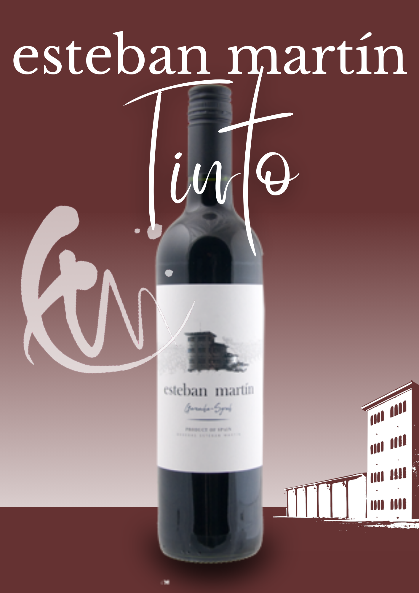 Afbeelding van Esteban Martin Garnacha & Syrah (Vegan) c/12 '25 ACTIE