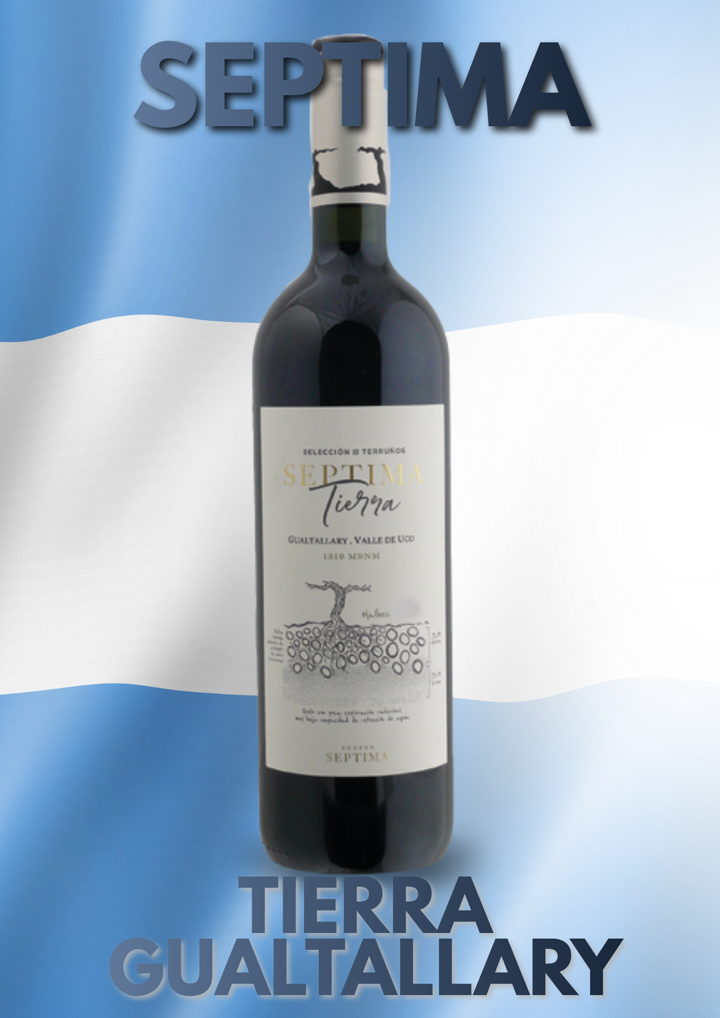 Afbeelding van Septima Tierra Gualtallary Malbec '23 ACTIE