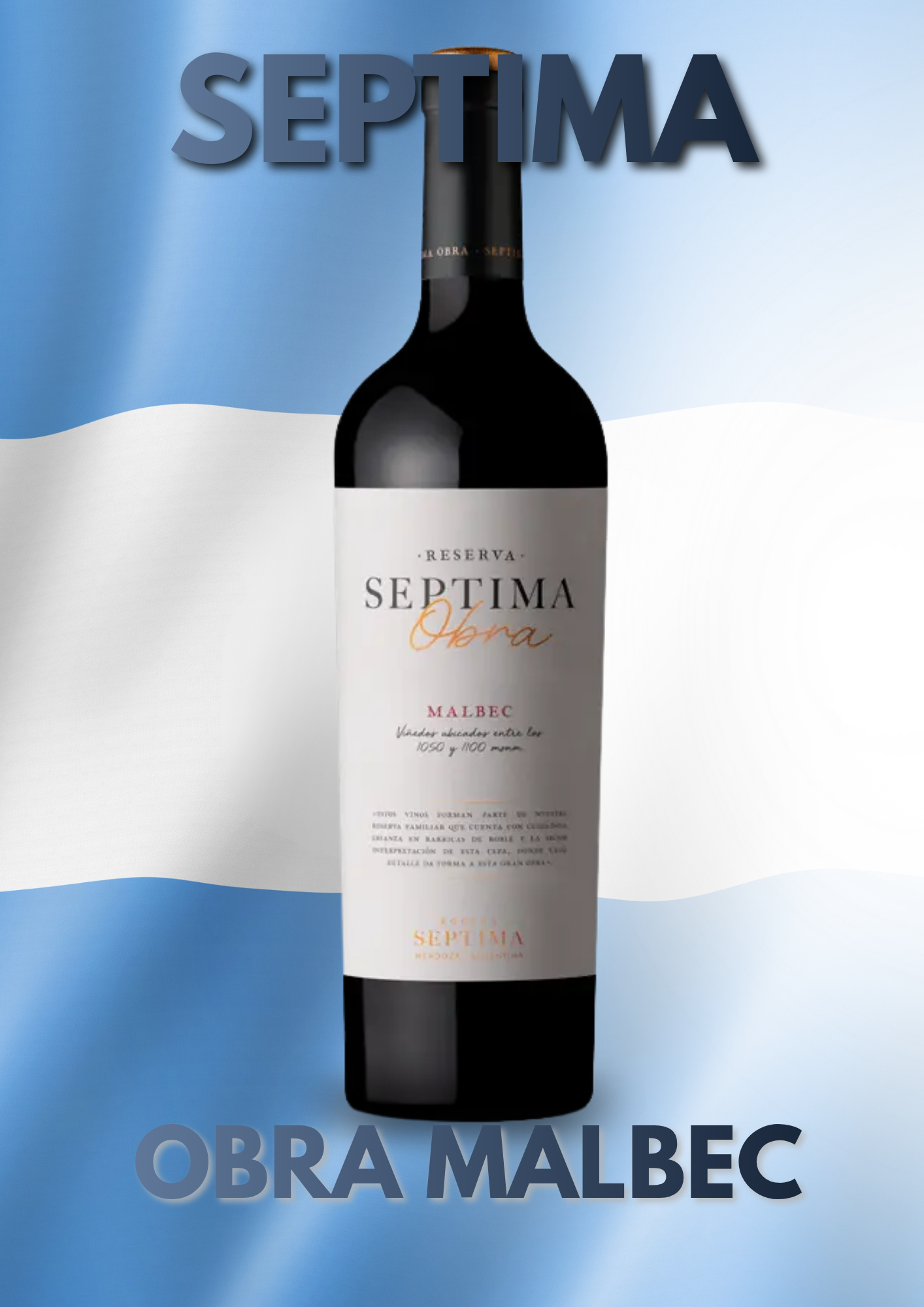 Afbeelding van Septima Obra Malbec '24 ACTIE