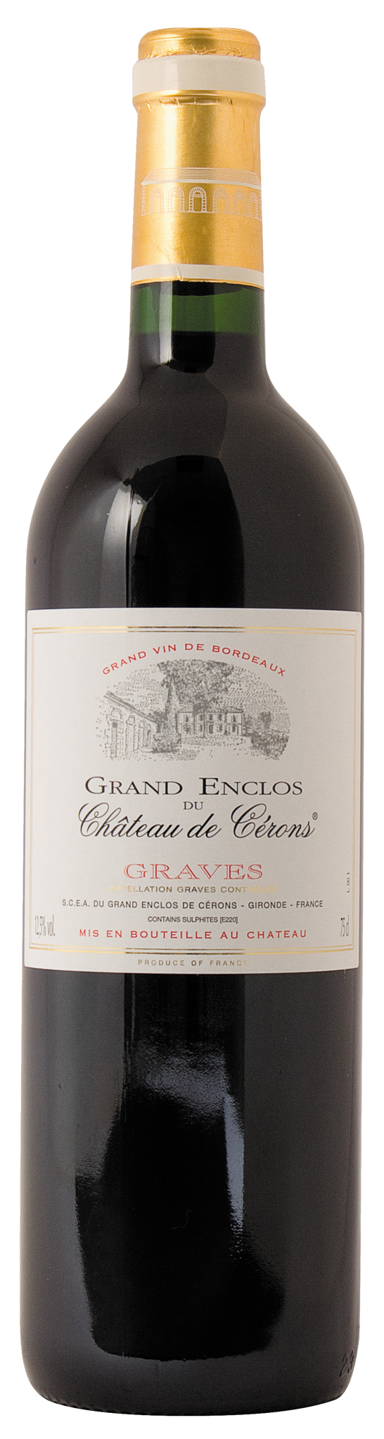 Afbeelding van Grand Enclos Du Chateau Cerons Rouge c/12 '19
